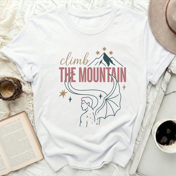 Shadow Wing Climber Tee in White