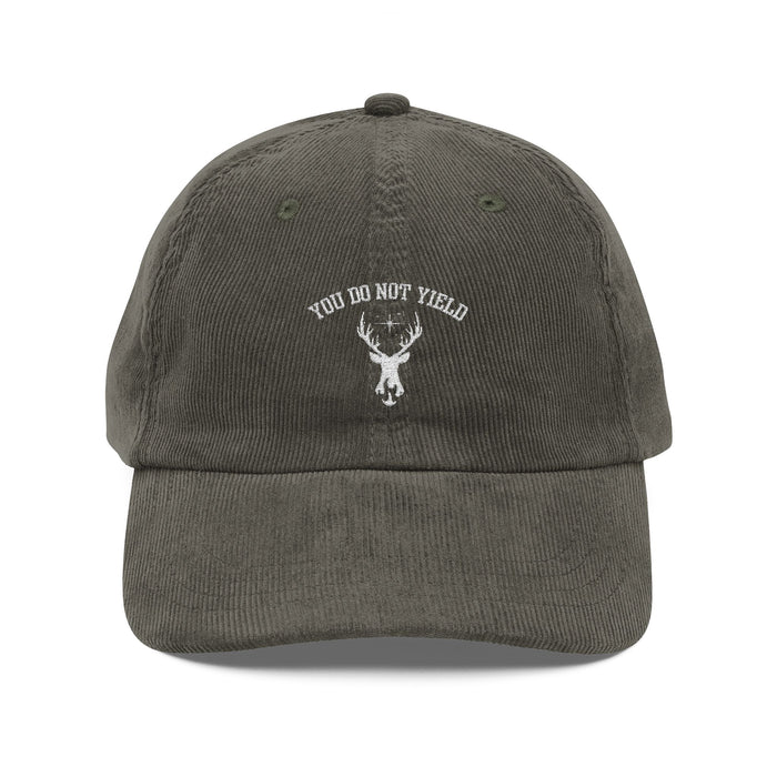 You Do Not Yield - Vintage Corduroy Cap