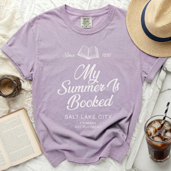 Booked Summer Legacy Tee in Orchid