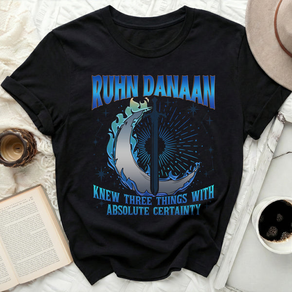 Ruhn Danaan Tee in Black