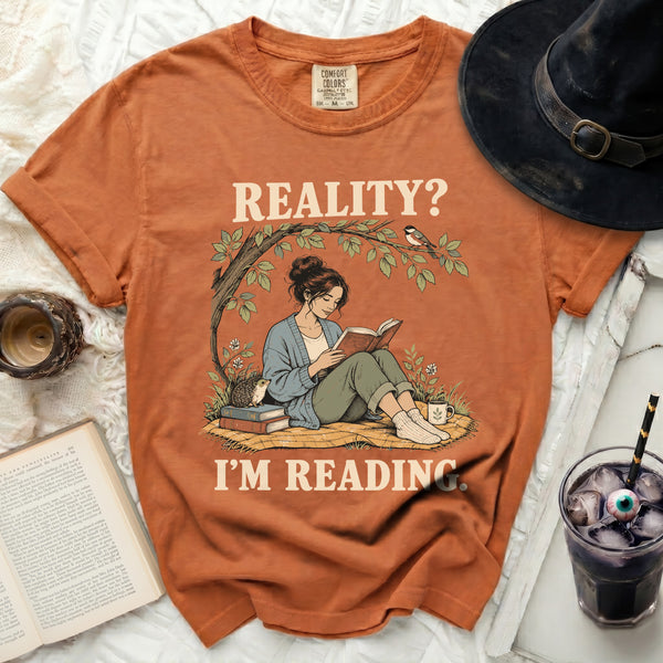 Cozy Reading Tee in Yam