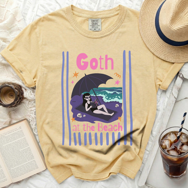 Goth at the Beach Tee in Butter