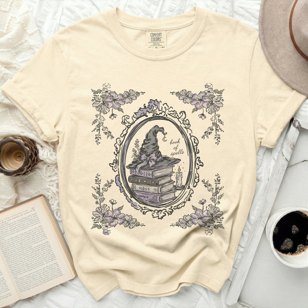 Book of Spells Tee in Ivory