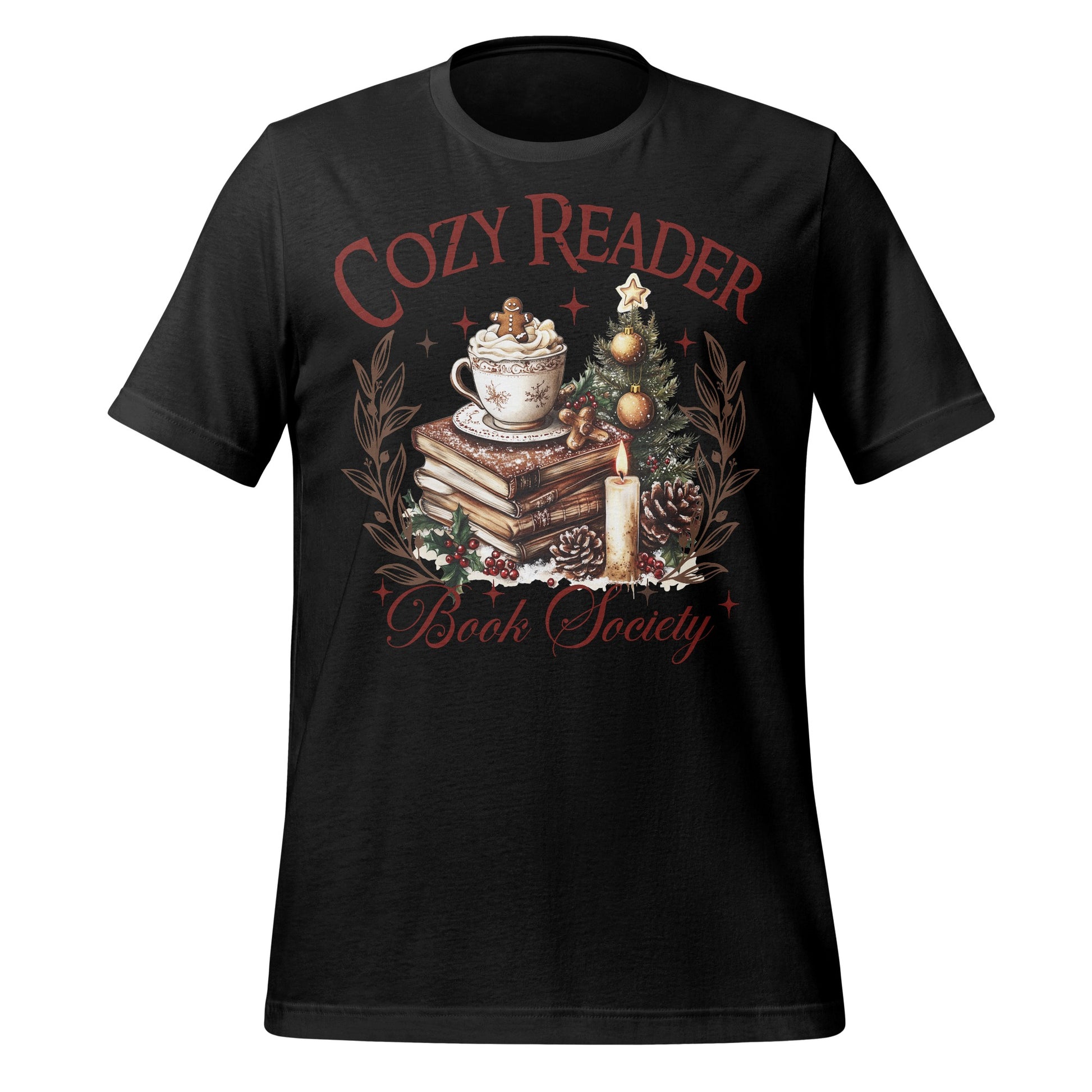 Cozy Reader Book Society Graphic T-Shirt