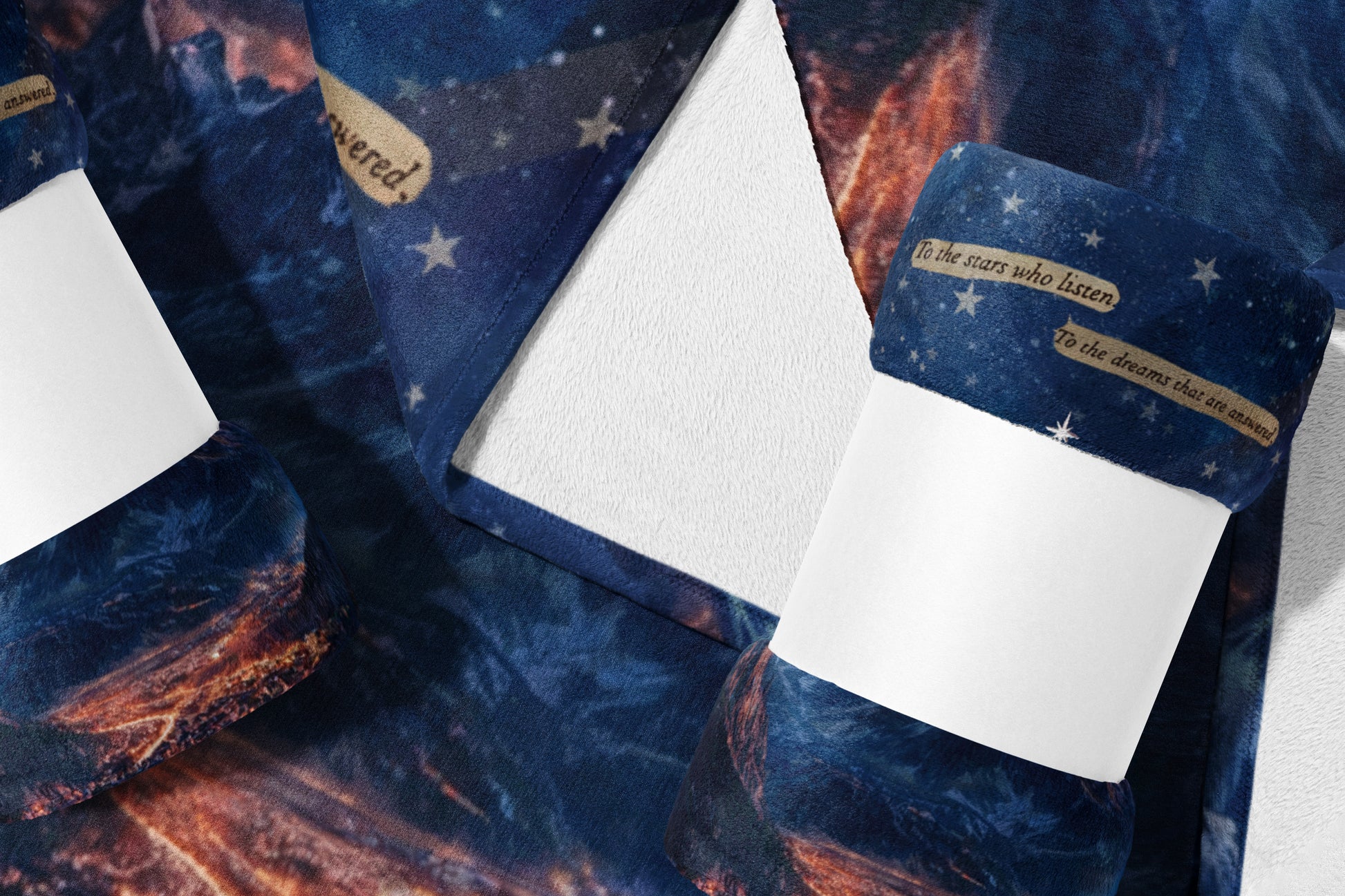 Starry Night Landscape Bedding Duvet Set Pillow Shams