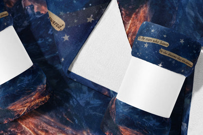 Starry Night Landscape Bedding Duvet Set Pillow Shams