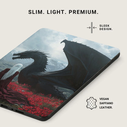 Slim Light Premium Sleek Design Black Dragon White Hair product type