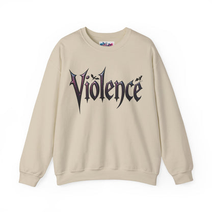 "Violence" Graphic Sweatshirt - MagicMerchEmporium