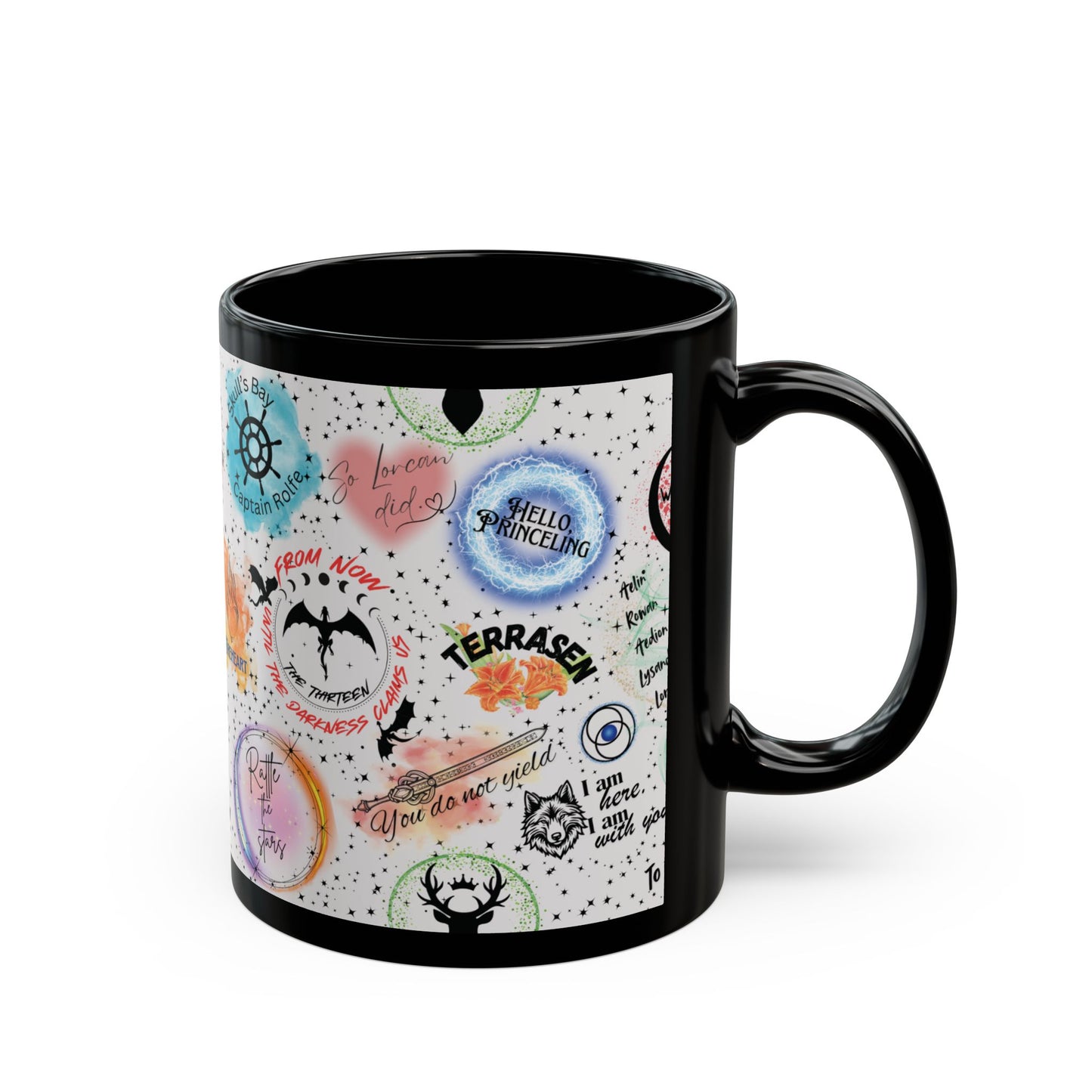 Black Throne of Glass Mug