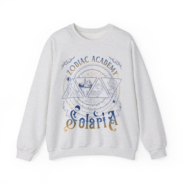 Zodiac Academy Solaria Sweater in Ash