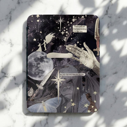 Starry Sky Moon Sword Hand Butterfly Collage product type