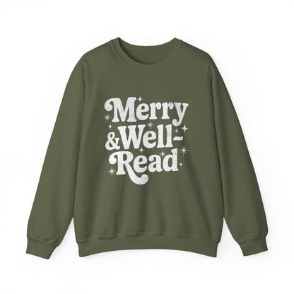 Merry and Well Read Graphic Sweatshirt Product