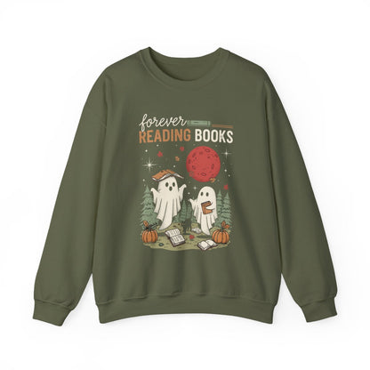 Forever Reading Books Ghosts Sweatshirt Product