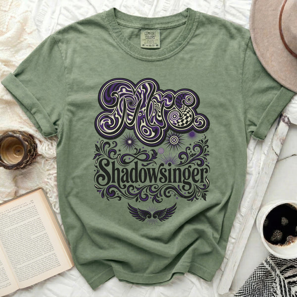 Enigmatic Shadowsinger Tee in Moss