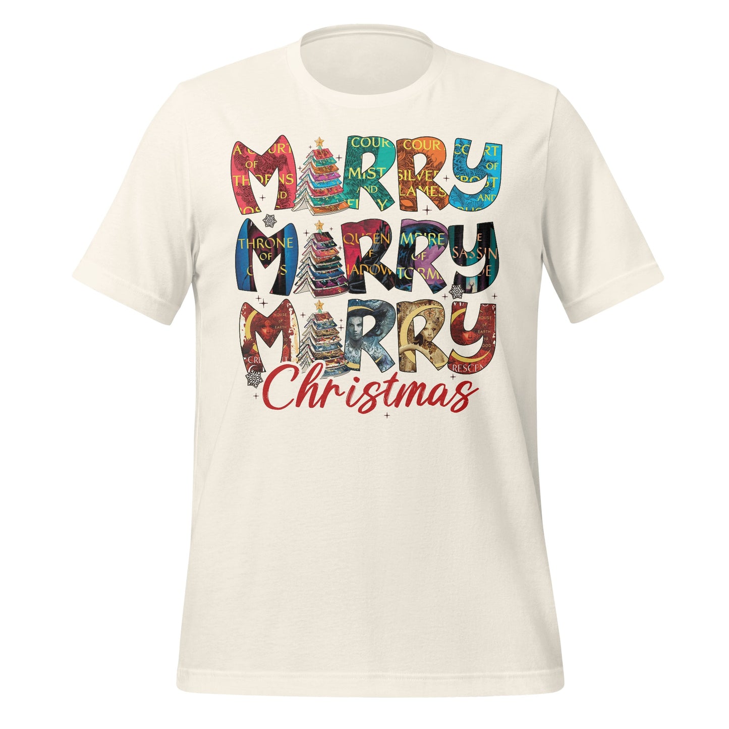Colorful Marry Marry Marry Christmas T-shirt