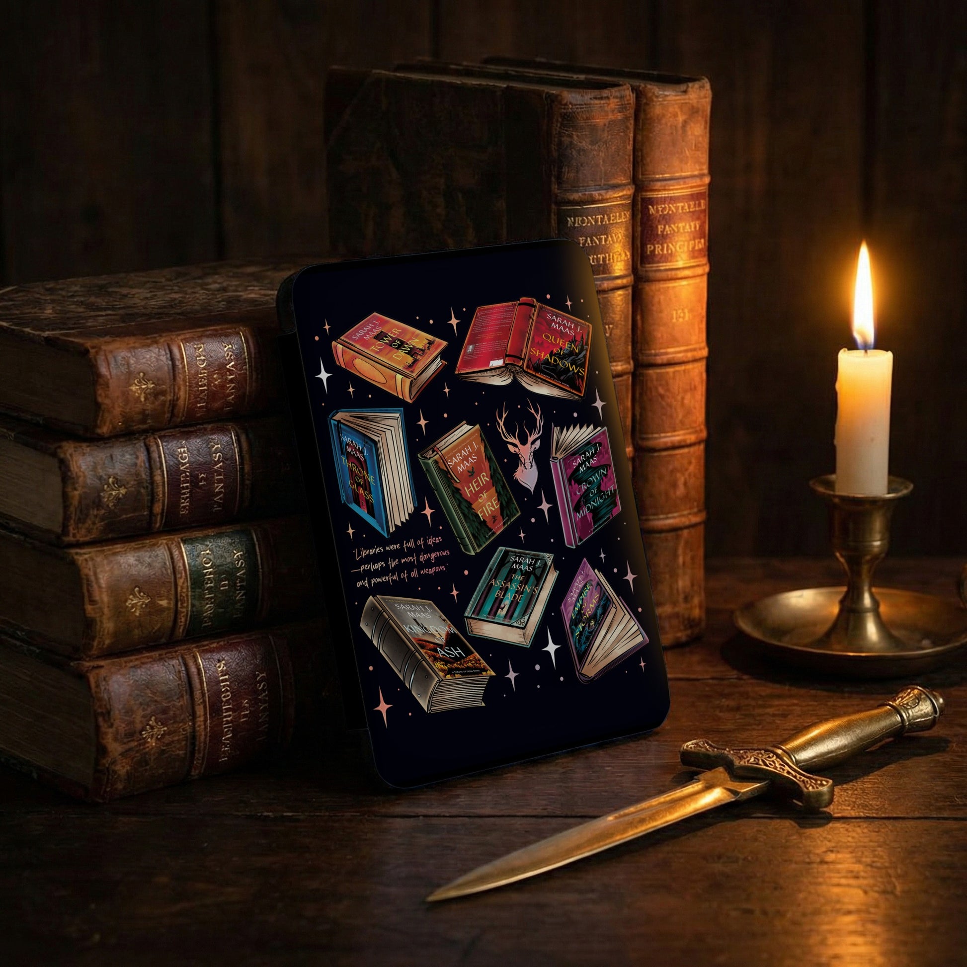 Sarah J Maas Throne of Glass Series Design Libraries Quote product type