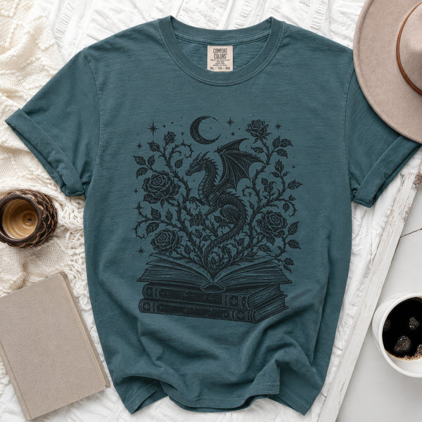 Mystical Dragon Tee in Blue Spruce