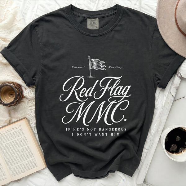 Red Flag Enthusiast Tee in Black