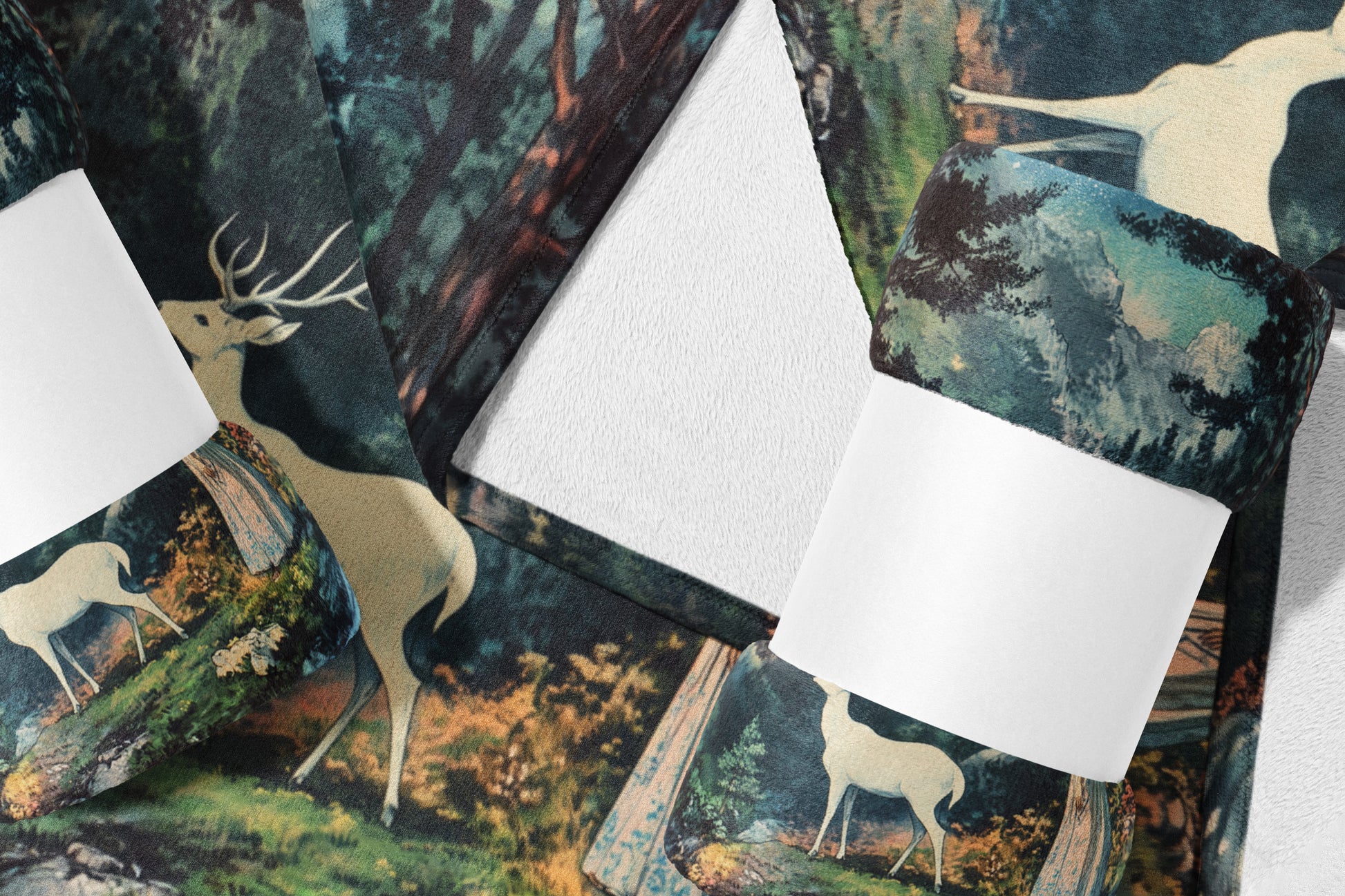 Stunning Forest Scenes with Deer Wall Art Decor