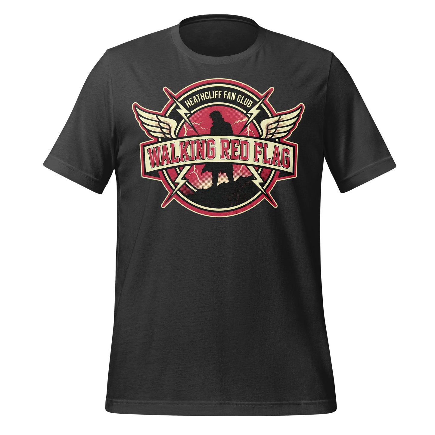 Heathcliff Fan Club Walking Red Flag T-Shirt