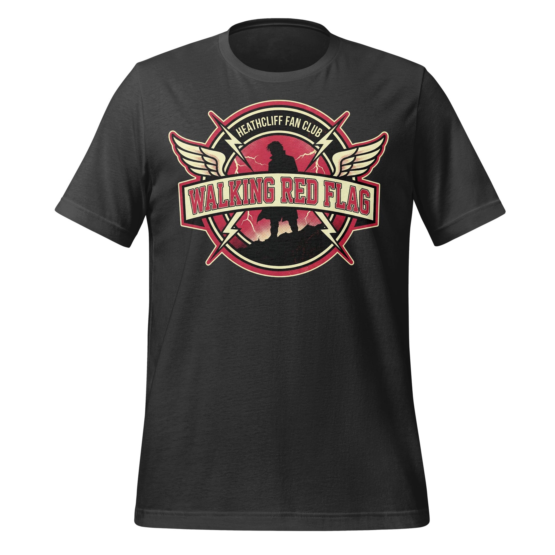 Heathcliff Fan Club Walking Red Flag T-Shirt