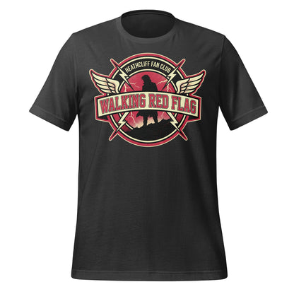 Heathcliff Fan Club Walking Red Flag T-Shirt