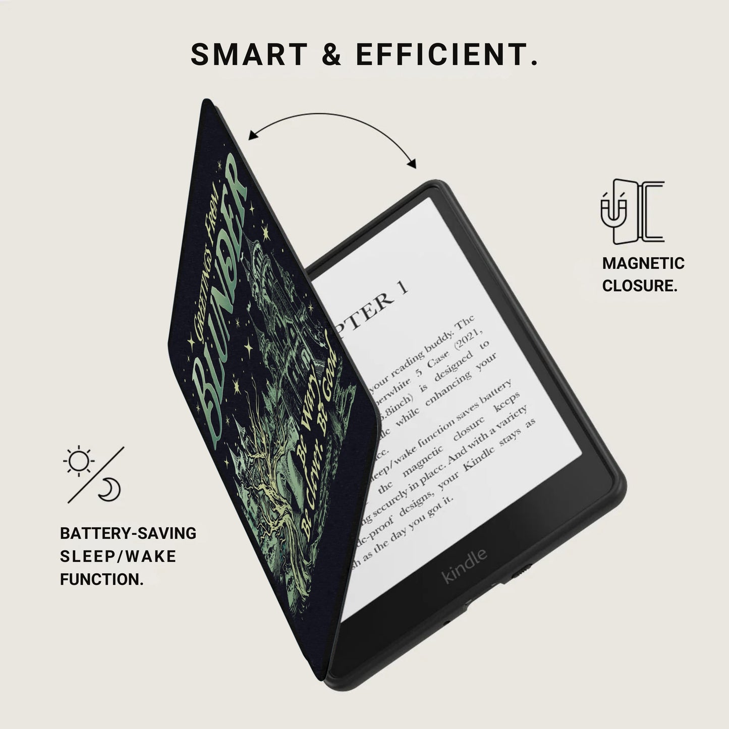 Blunder Smart & Efficient Kindle Magnetic Sleep Wake Case product type