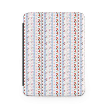 Vintage Floral Striped Decorative Folio Case for Devices