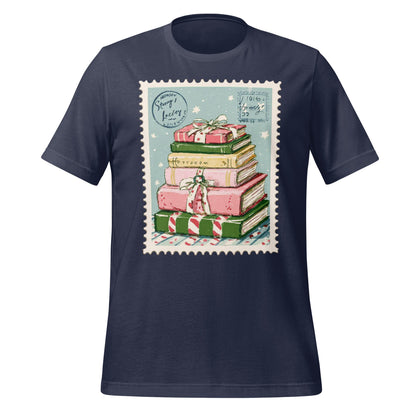 Stacked Books Graphic Design Short Sleeve Tee product