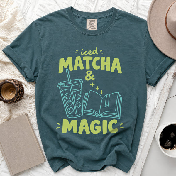 Matcha Magic Tee in Blue Spruce