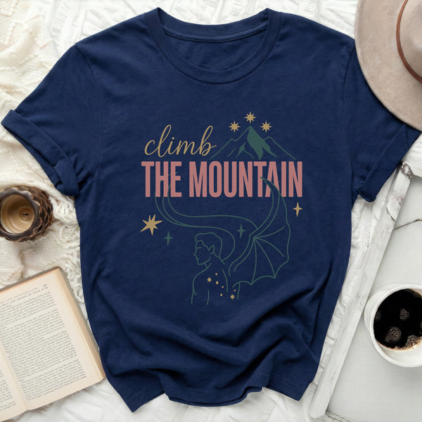 Shadow Wing Climber Tee in Navy