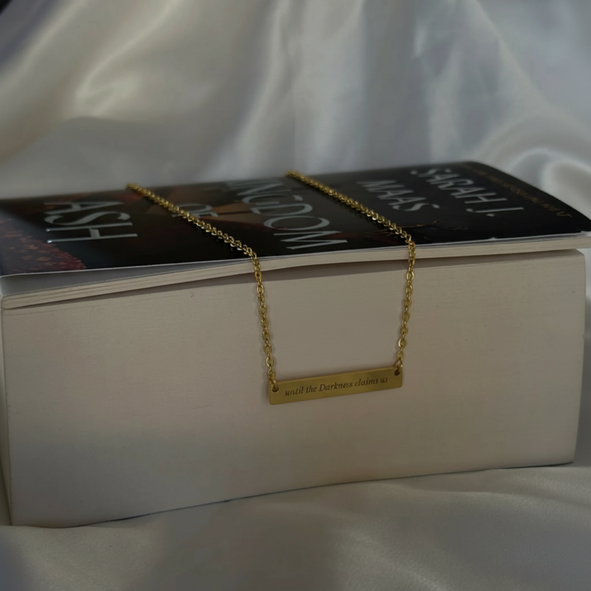 Until the Darkness Claims Us Bar Chain Necklace product type