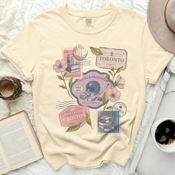 Love on & Off the Ice Tee in Ivory