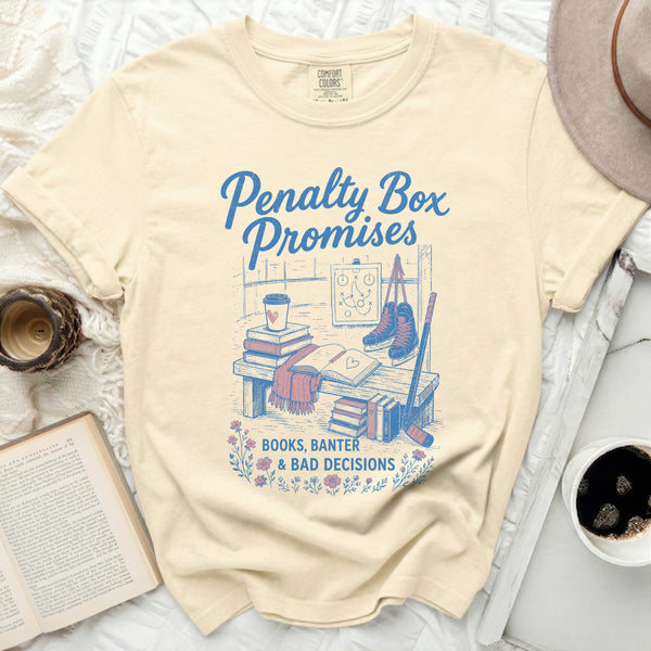 Penalty Box Promises Tee in Ivory