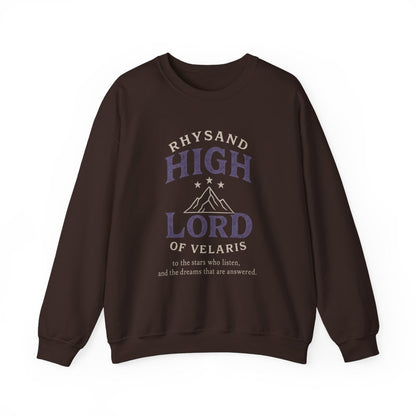 Rhysand High Lord of Velaris Sweatshirt Fan Apparel