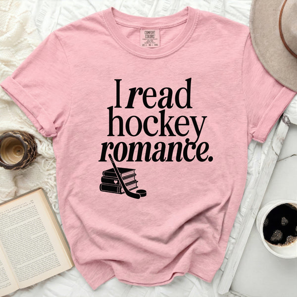 Hockey Romance Reader Romantic Subplot Tee in Blossom