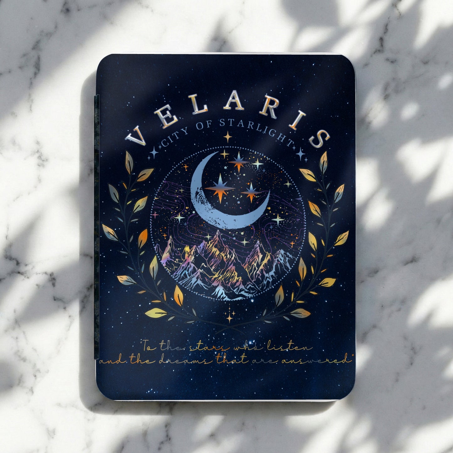 VELARIS CITY OF STARLIGHT moon stars and mountains product type