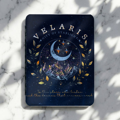 VELARIS CITY OF STARLIGHT moon stars and mountains product type