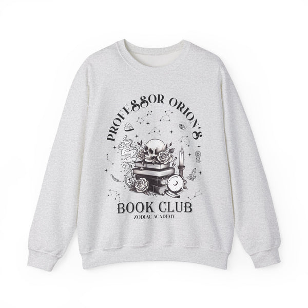 Professor Orion's Book Club Sweatshirt in Ash