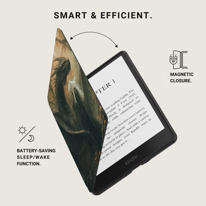Smart Efficient Magnetic Closure Kindle Dragon Design product type
