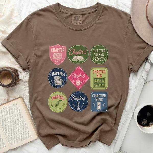 A Reader's Chapters Tee in Espresso