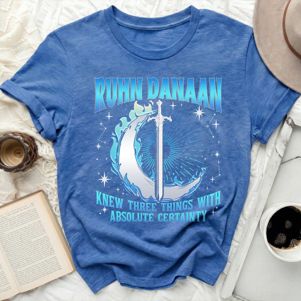 Ruhn Danaan Tee in Heather True Royal