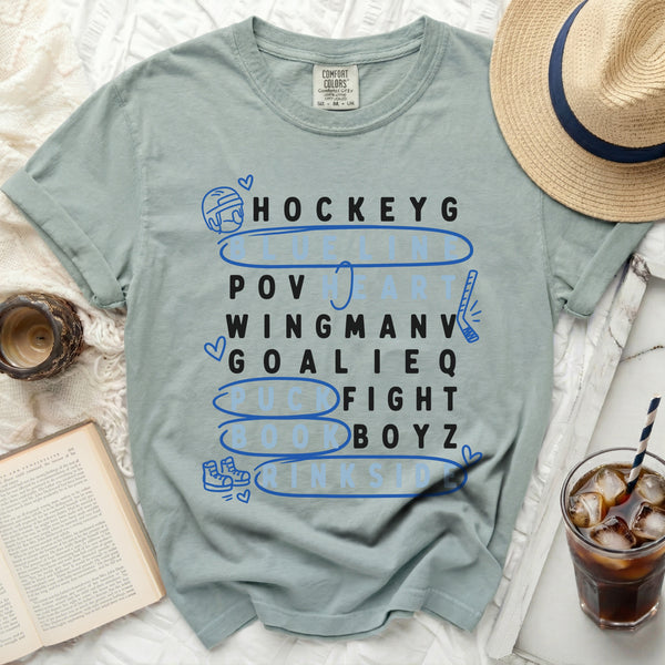 Blueline Wordplay Tee in Bay