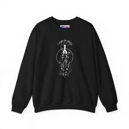 Elvish Sword and Floral Sweatshirt
