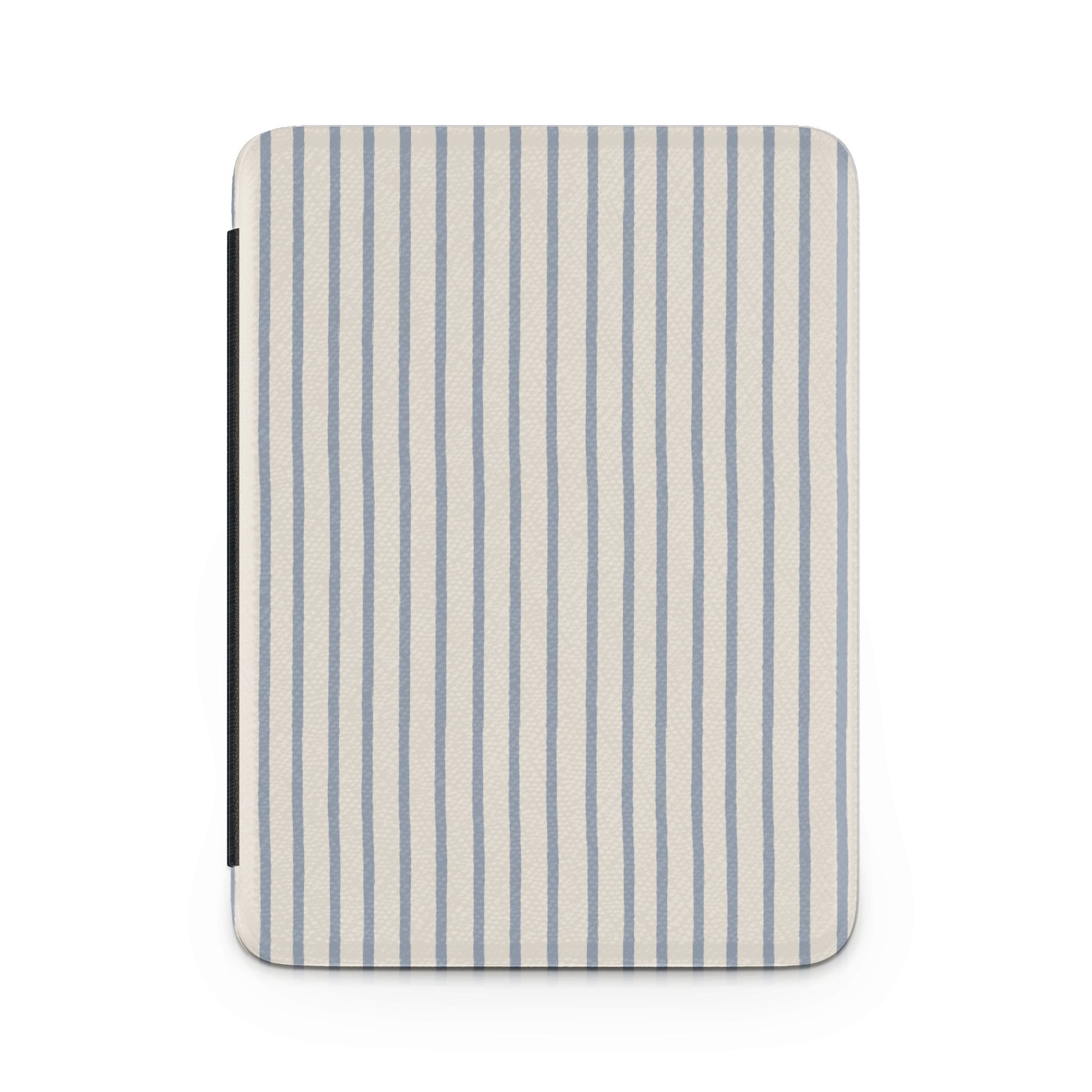 Blue and White Striped Design Tablet Case