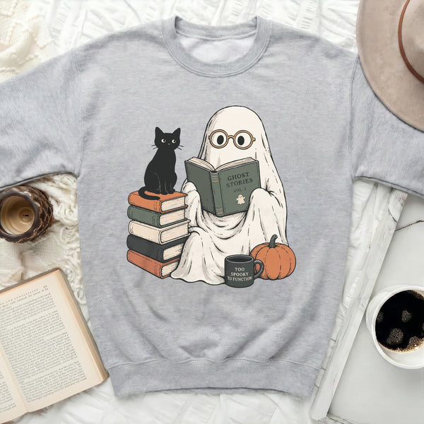 Cozy Ghost Sweatshirt in Sport Grey
