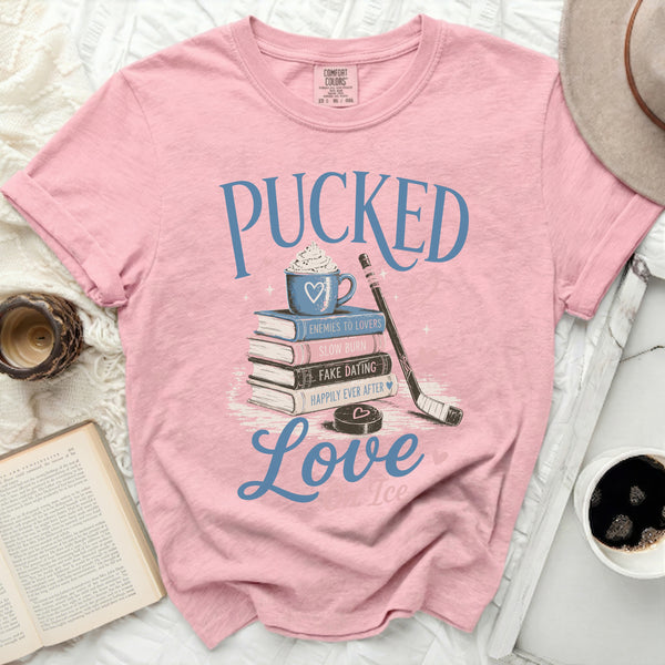 Pucked Love On Ice Tee in Blossom