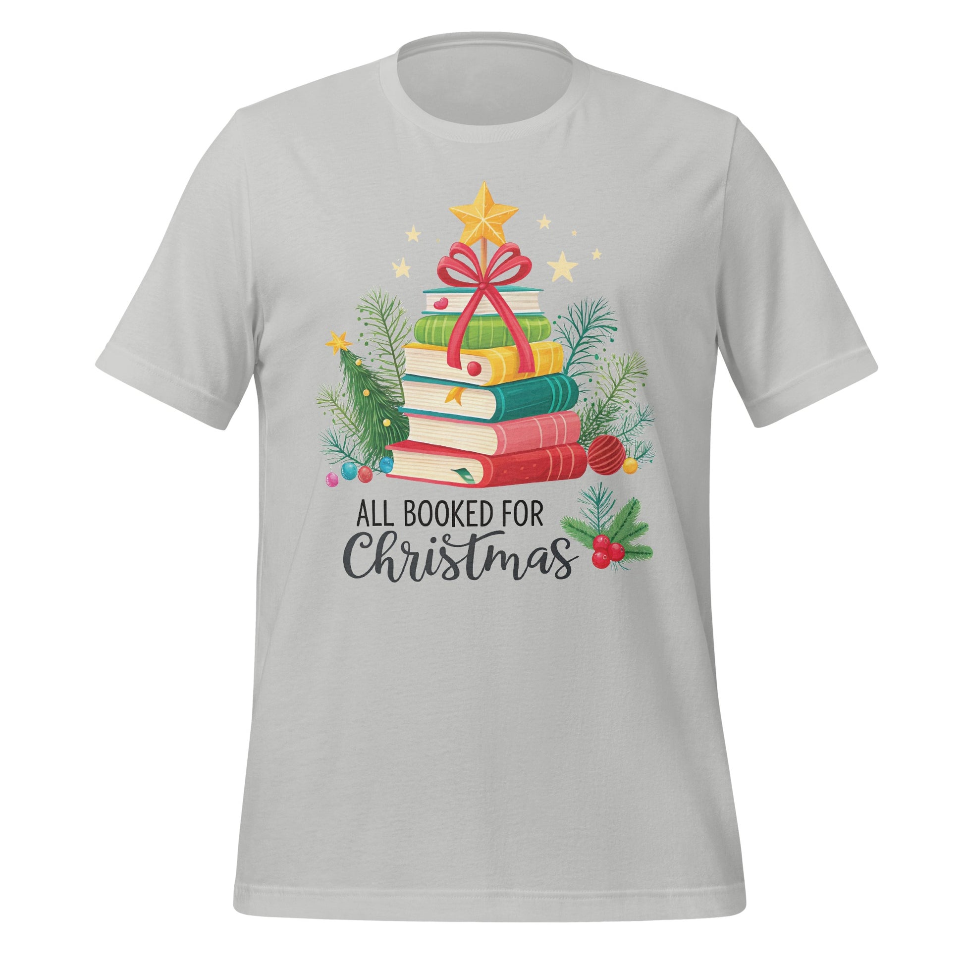 All Booked For Christmas T-Shirt Festive Design