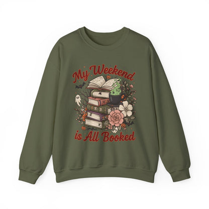 My Weekend is All Booked Fleece Sweatshirt