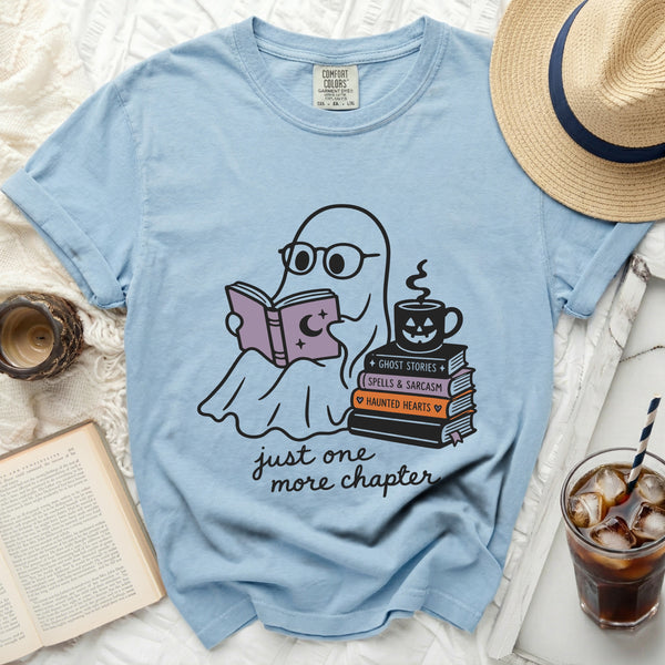 Ghost Reader Afterlife Tee in Chambray